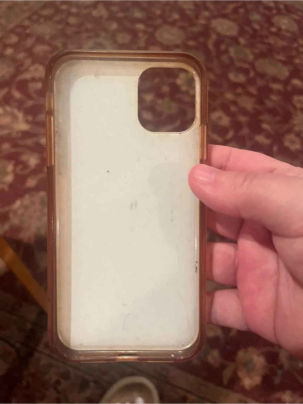 Animal Print Cream and Black Protective Phone Case